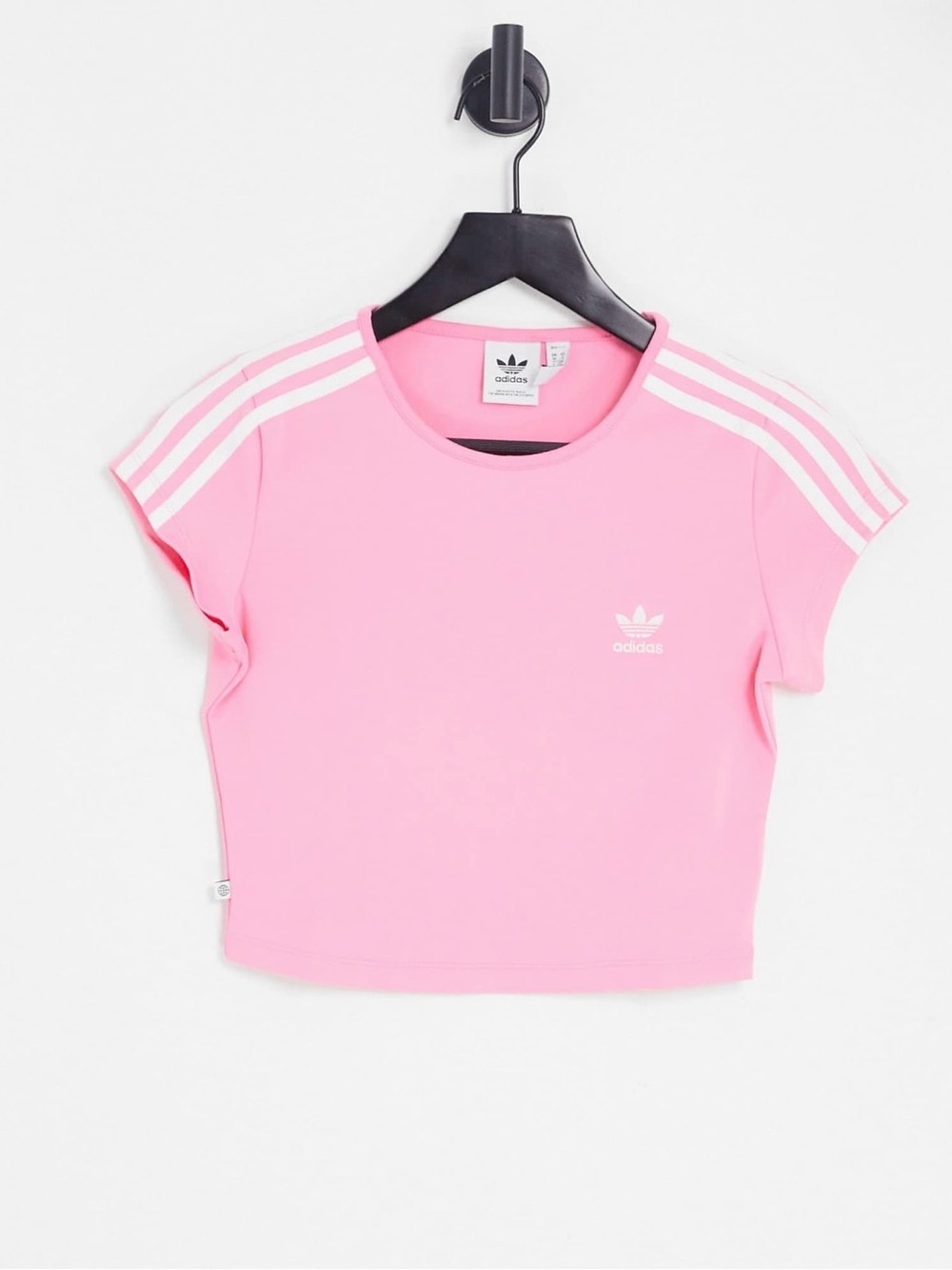 Adidas Originals Adicolor 3-Stripe Cropped T-shirt